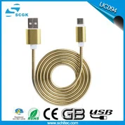 Cábla USB Aistriú Sonraí Metal Spring le haghaidh iPhone 5 6 7