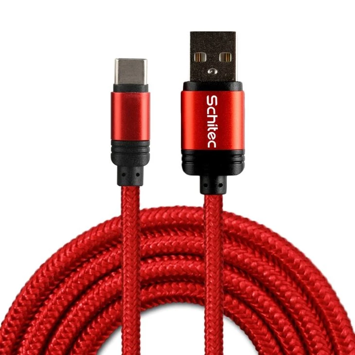 Cábla Saincheaptha Braided Usb C le haghaidh Fón