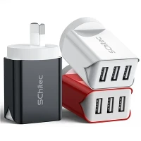 AE 3 Port 2.0 Usb Taisteal Charger