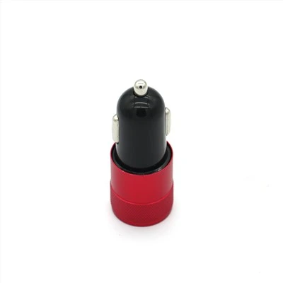 Mórdhíol Miotal Ardchaighdeáin Dual 2 Port USB Car Charger
